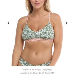 Sidon Tiny Blooms Bikini Top